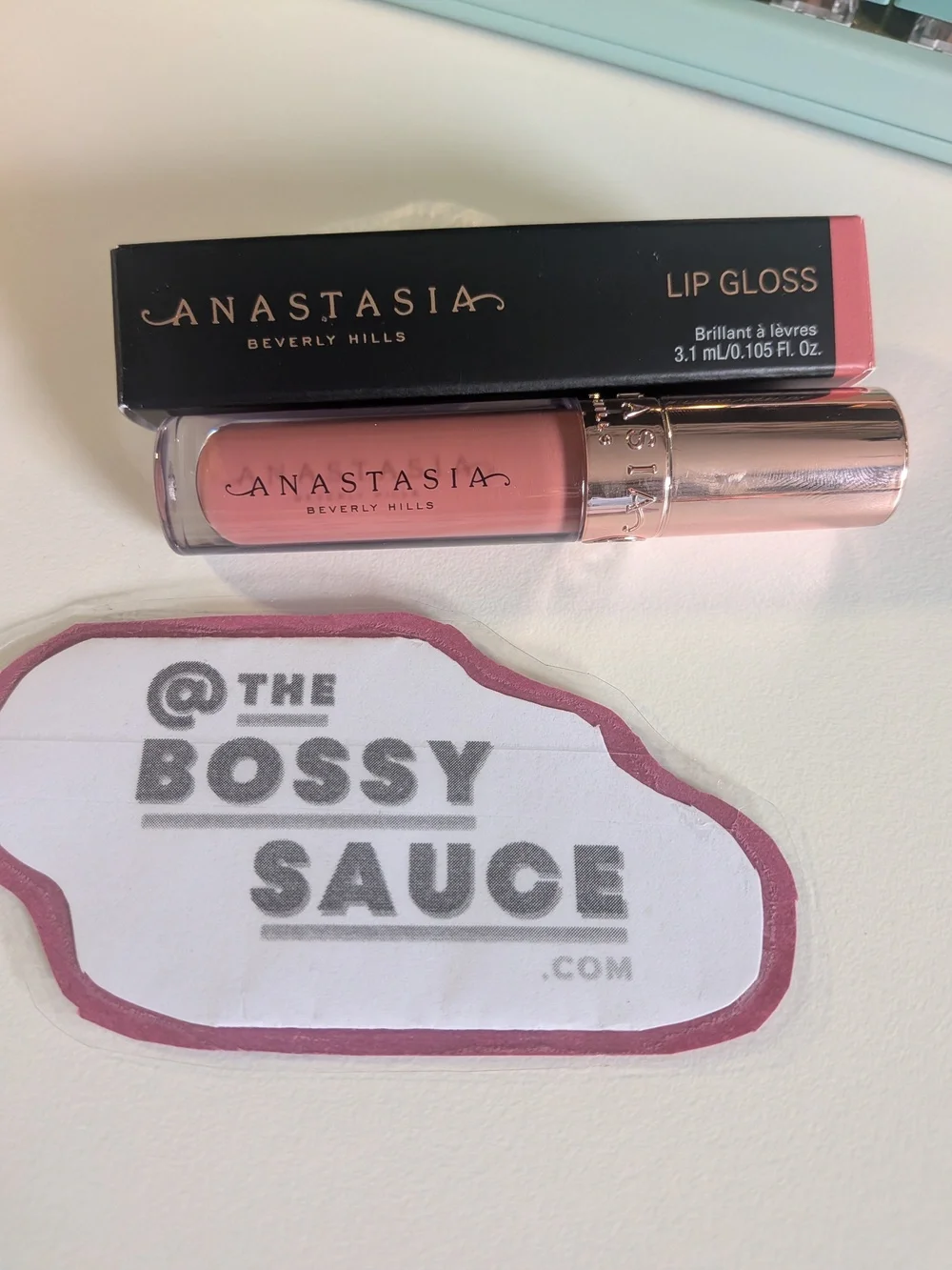 🌸 Anastasia Beverly Hills Lip Gloss Sun Baked (Deep Pink Nude) NWT 3.1ml